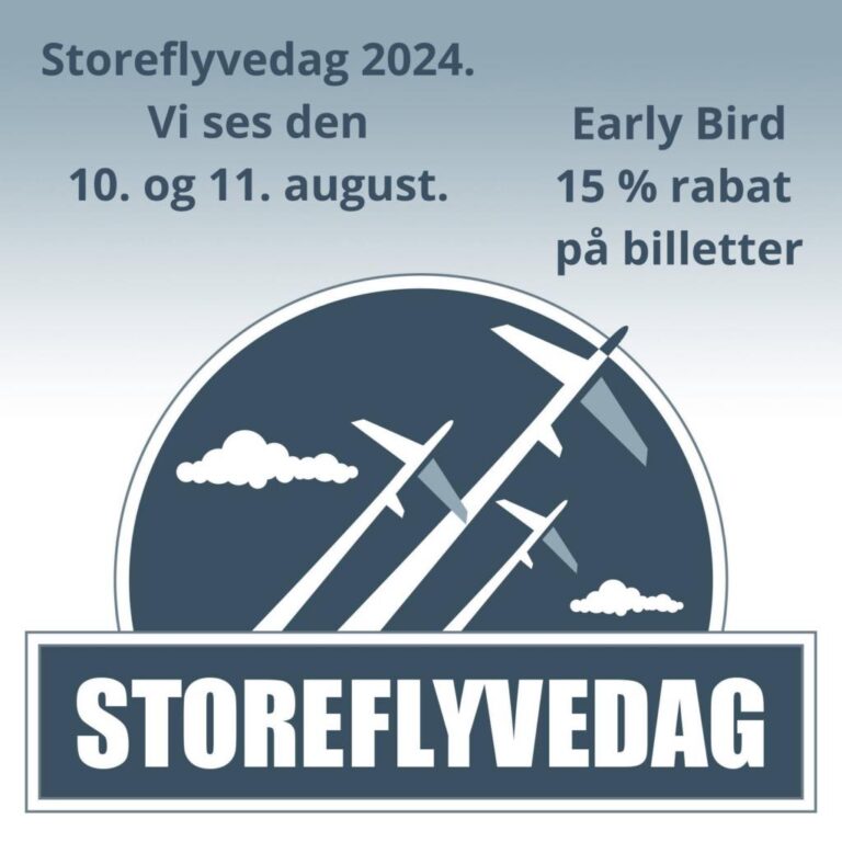 Så er billetsalget åbent til Storeflyvedag 2024